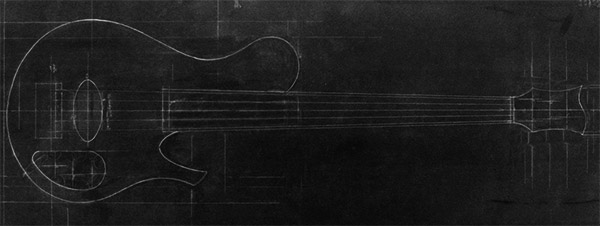 Design of a single-cut fretless bass with a Delano pickup