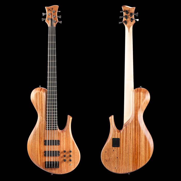 Sub-contra custom bass, 5-string single cutaway, EMG pickups