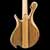 Custom bass with ash body and limba top, body back