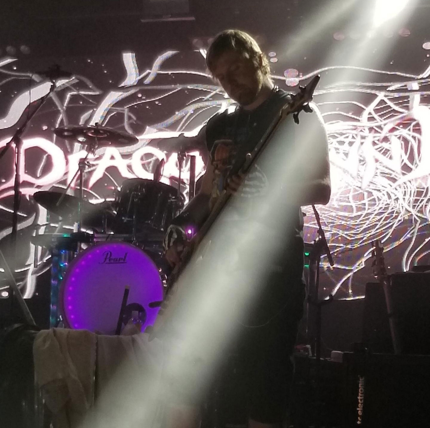 Alice Cooper tribute band DrangonTown Dan bassist