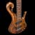 5-string bass w/ hook scroll, Nordstrand pickups