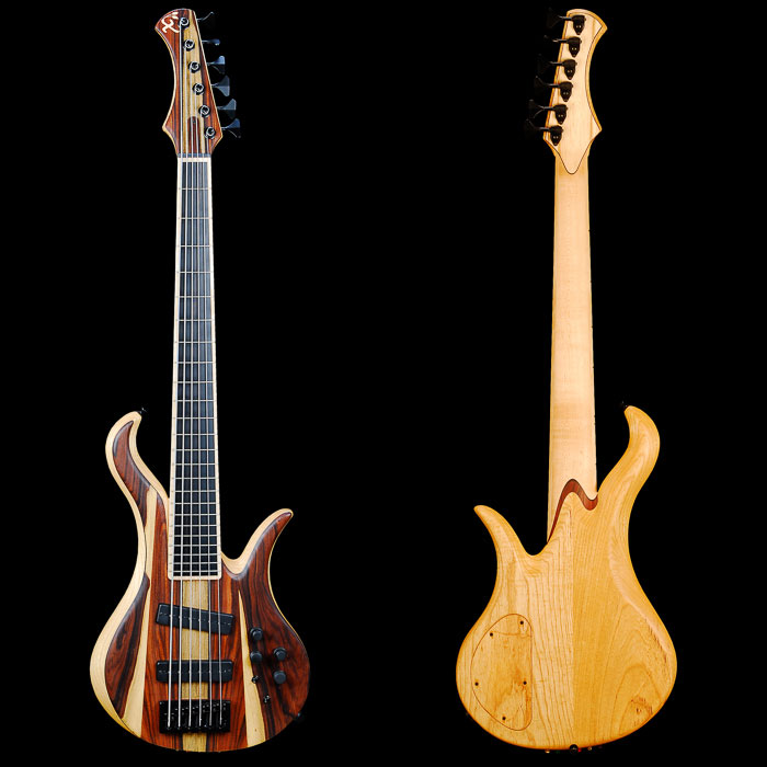 Custom 6-string bass with Norstrand Zen Blades