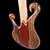 Custom scroll of exotic 6 string bass guitar