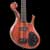 Custom bass with ball scroll, bloodwood/ebony tops