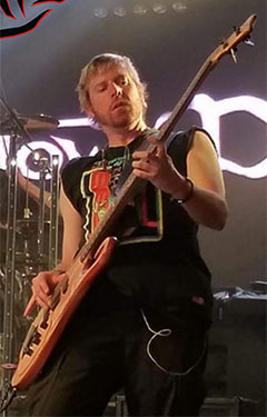 Colorado bassist Ronnie Hendricks playing the Lyudmila Xylem bass